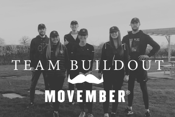 Team Buildout Complete 600k Challenge to Raise Money for Men’s Mental Health