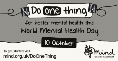 ‘Do One Thing’ for Better Mental Health this World Mental Health Day